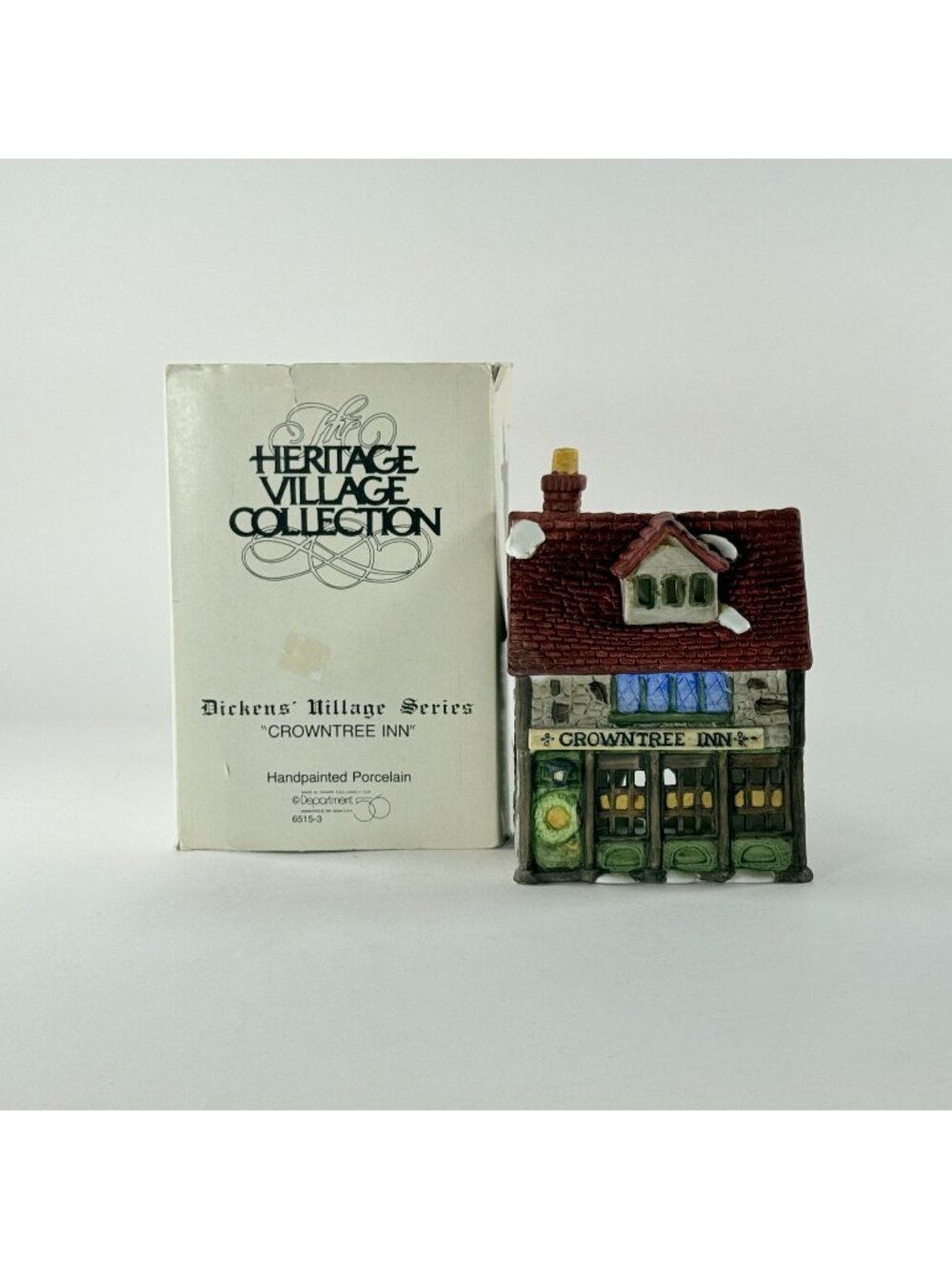 Dept 56 Dickens Village CrownTree Inn 65153 Rare Retired